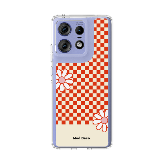 スリムプロテクションケース［ Mod Deco - オリジナル - レトロフラワー ］