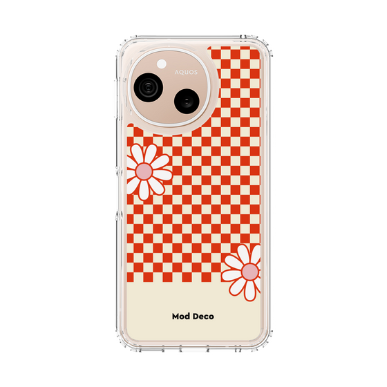スリムプロテクションケース［ Mod Deco - オリジナル - レトロフラワー ］