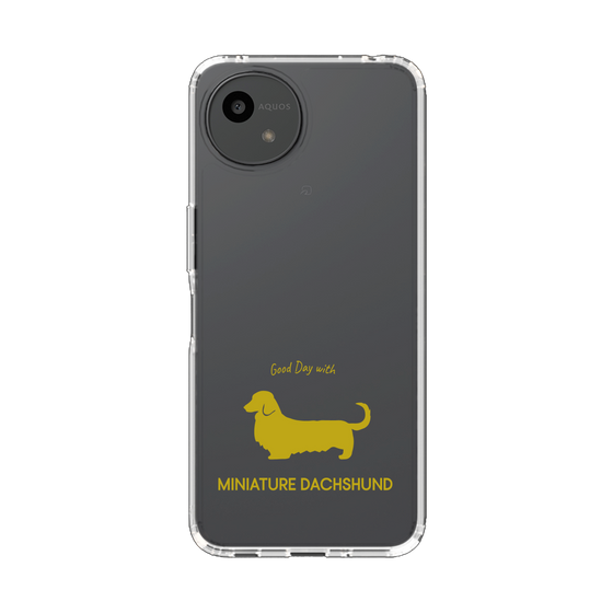 スリムプロテクションケース［ &UCHINOCO - ミニチュア・ダックスフンド ］