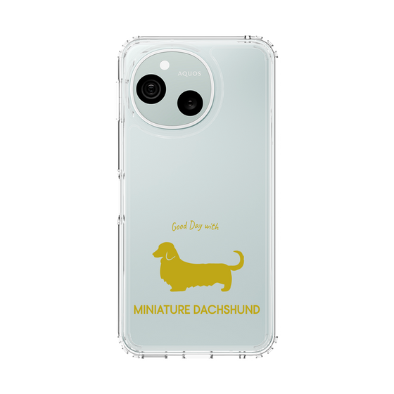 スリムプロテクションケース［ &UCHINOCO - ミニチュア・ダックスフンド ］