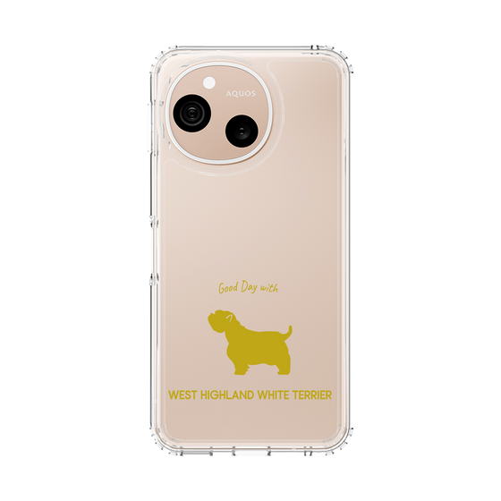 スリムプロテクションケース［ &UCHINOCO - ウェスト・ハイランド・ホワイト・テリア ］