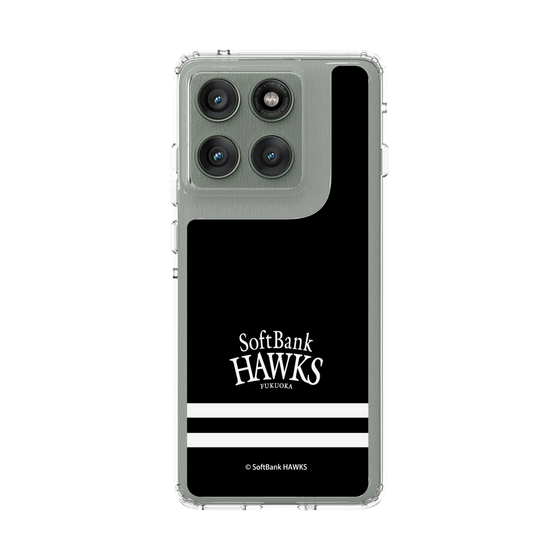 スリムプロテクションケース［ 福岡ソフトバンクホークス - ストライプ - ブラック ］