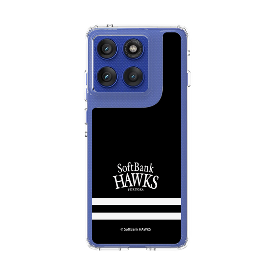 スリムプロテクションケース［ 福岡ソフトバンクホークス - ストライプ - ブラック ］