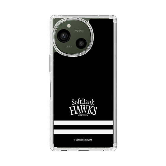 スリムプロテクションケース［ 福岡ソフトバンクホークス - ストライプ - ブラック ］