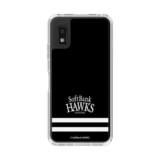 スリムプロテクションケース［ 福岡ソフトバンクホークス - ストライプ - ブラック ］