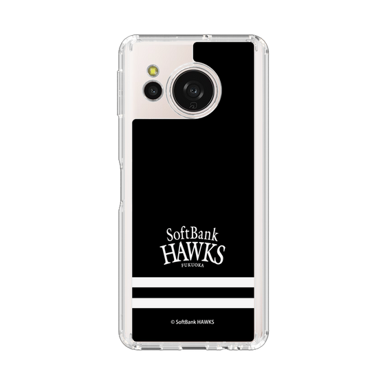 スリムプロテクションケース［ 福岡ソフトバンクホークス - ストライプ - ブラック ］