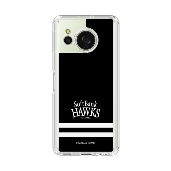 スリムプロテクションケース［ 福岡ソフトバンクホークス - ストライプ - ブラック ］