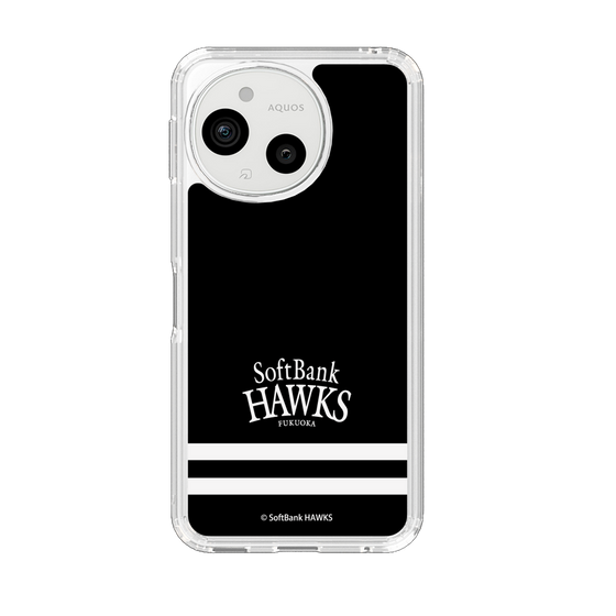 スリムプロテクションケース［ 福岡ソフトバンクホークス - ストライプ - ブラック ］