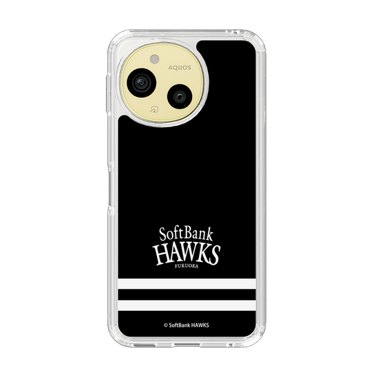 スリムプロテクションケース［ 福岡ソフトバンクホークス - ストライプ - ブラック ］