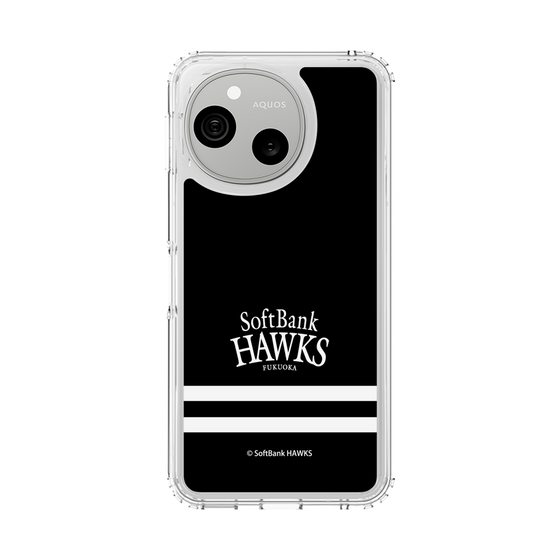 スリムプロテクションケース［ 福岡ソフトバンクホークス - ストライプ - ブラック ］