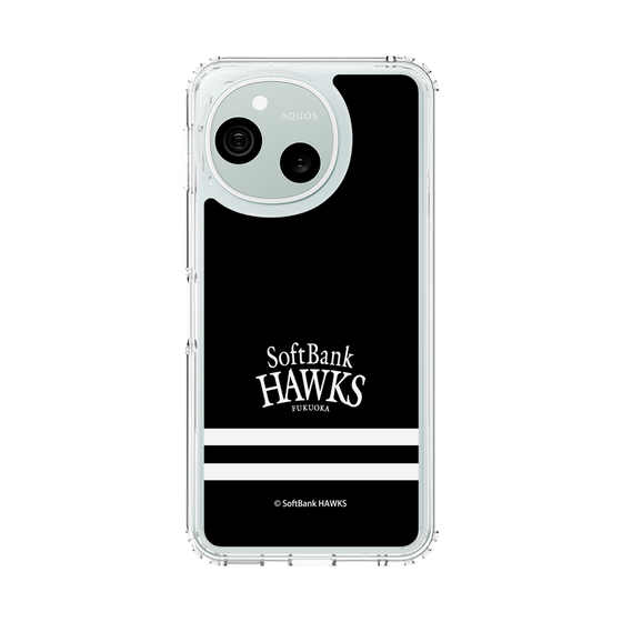 スリムプロテクションケース［ 福岡ソフトバンクホークス - ストライプ - ブラック ］