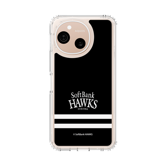 スリムプロテクションケース［ 福岡ソフトバンクホークス - ストライプ - ブラック ］