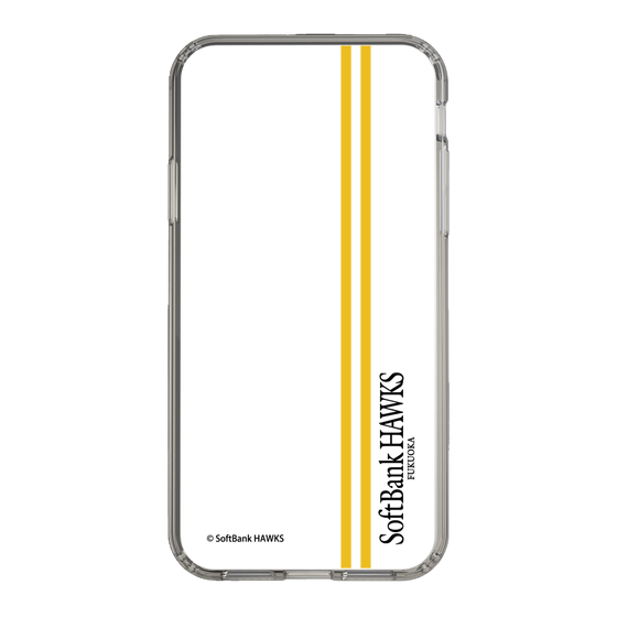 スリムプロテクションケース［ 福岡ソフトバンクホークス - 縦ストライプ ］