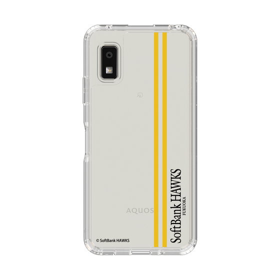 スリムプロテクションケース［ 福岡ソフトバンクホークス - 縦ストライプ ］