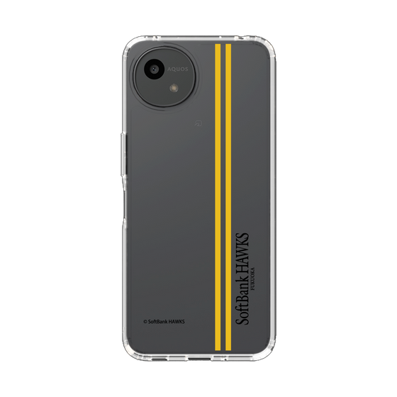 スリムプロテクションケース［ 福岡ソフトバンクホークス - 縦ストライプ ］