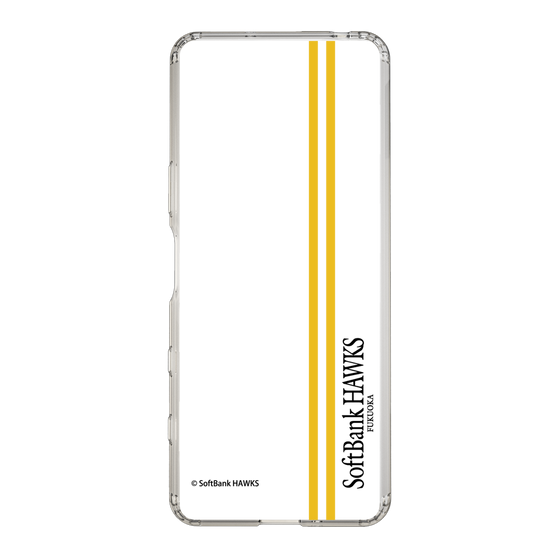 スリムプロテクションケース［ 福岡ソフトバンクホークス - 縦ストライプ ］