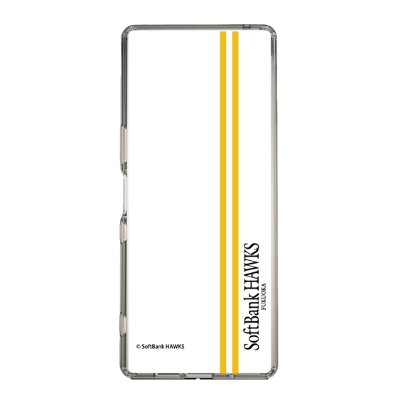 スリムプロテクションケース［ 福岡ソフトバンクホークス - 縦ストライプ ］