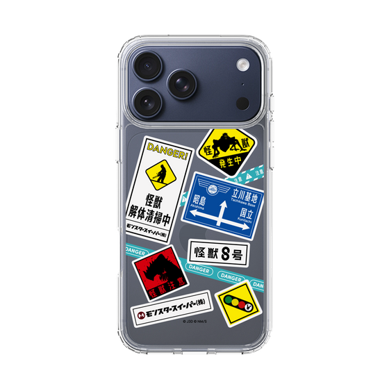 スリムプロテクションケース［ 怪獣8号 - ステッカー - カラー ］