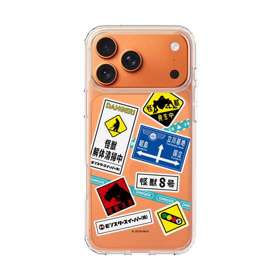 スリムプロテクションケース［ 怪獣8号 - ステッカー - カラー ］