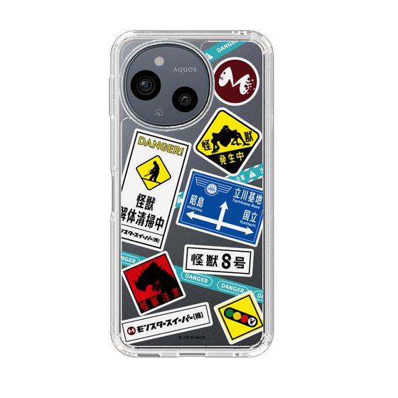 スリムプロテクションケース［ 怪獣8号 - ステッカー - カラー ］