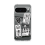 スリムプロテクションケース［ 怪獣8号 - ステッカー - モノクロ ］