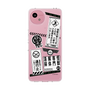 スリムプロテクションケース［ 怪獣8号 - ステッカー - モノクロ ］