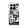 スリムプロテクションケース［ 怪獣8号 - ステッカー - モノクロ ］