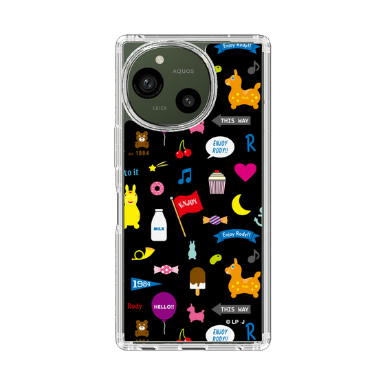 スリムプロテクションケース［ ロディ - キュート - ブラック ］