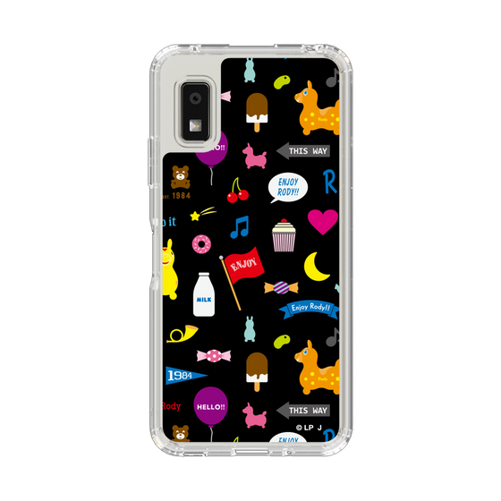 スリムプロテクションケース［ ロディ - キュート - ブラック ］