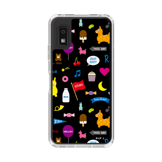 スリムプロテクションケース［ ロディ - キュート - ブラック ］