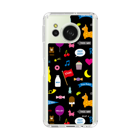 スリムプロテクションケース［ ロディ - キュート - ブラック ］