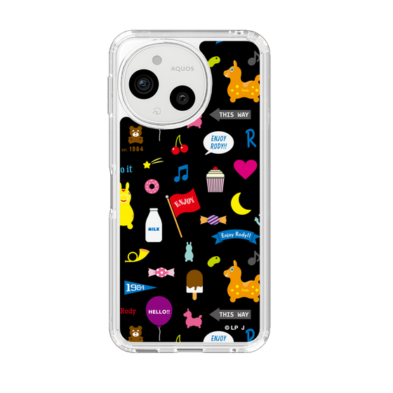 スリムプロテクションケース［ ロディ - キュート - ブラック ］