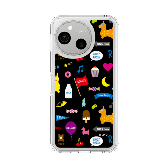 スリムプロテクションケース［ ロディ - キュート - ブラック ］