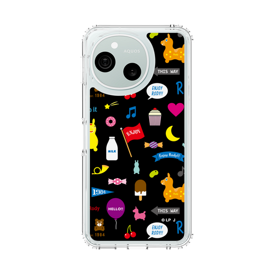 スリムプロテクションケース［ ロディ - キュート - ブラック ］