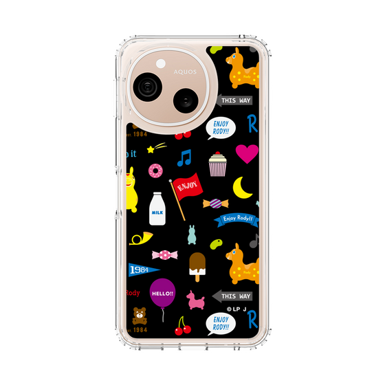 スリムプロテクションケース［ ロディ - キュート - ブラック ］