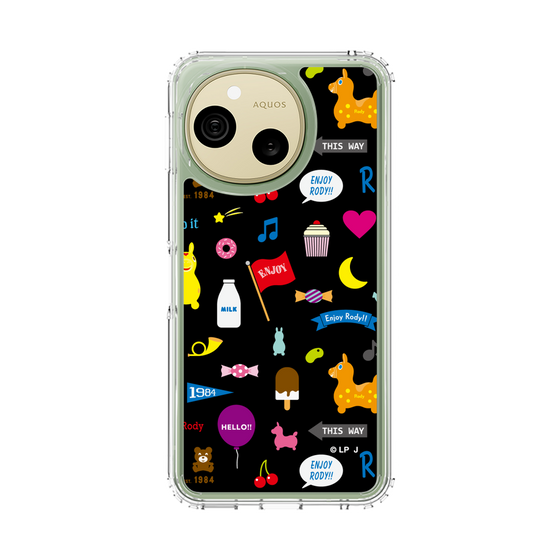 スリムプロテクションケース［ ロディ - キュート - ブラック ］