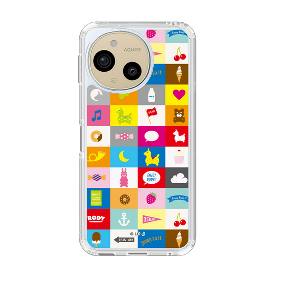 スリムプロテクションケース［ ロディ - カラフル ］