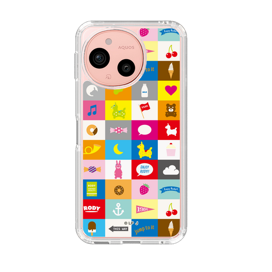 スリムプロテクションケース［ ロディ - カラフル ］