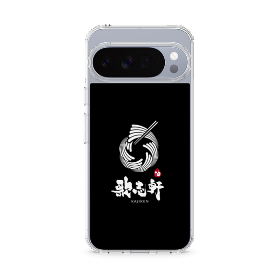 スリムプロテクションケース［ 油そば専門店 歌志軒 - シンボルマーク - ブラック ］