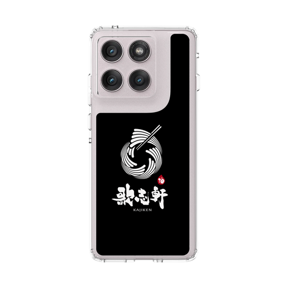 スリムプロテクションケース［ 油そば専門店 歌志軒 - シンボルマーク - ブラック ］