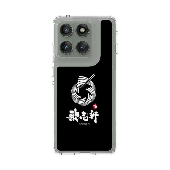 スリムプロテクションケース［ 油そば専門店 歌志軒 - シンボルマーク - ブラック ］