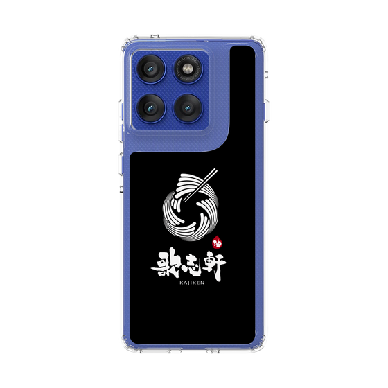 スリムプロテクションケース［ 油そば専門店 歌志軒 - シンボルマーク - ブラック ］