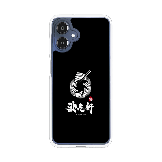 スリムプロテクションケース［ 油そば専門店 歌志軒 - シンボルマーク - ブラック ］