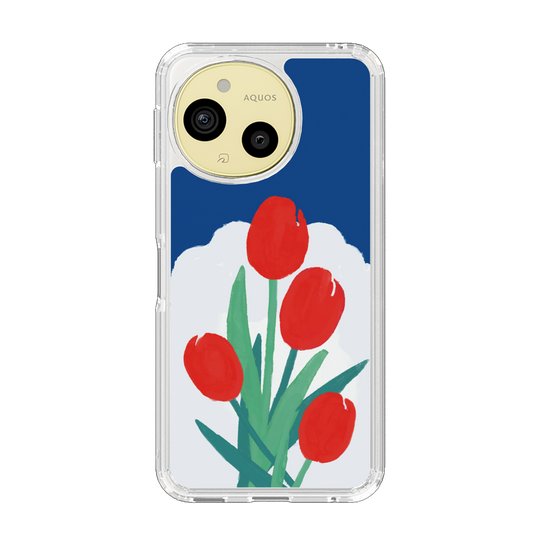 スリムプロテクションケース［ Petal pop - オリジナル - フラワー/A ］