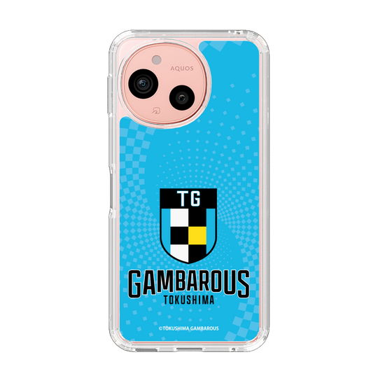 スリムプロテクションケース［ 徳島ガンバロウズ - ロゴ - ブルー ］