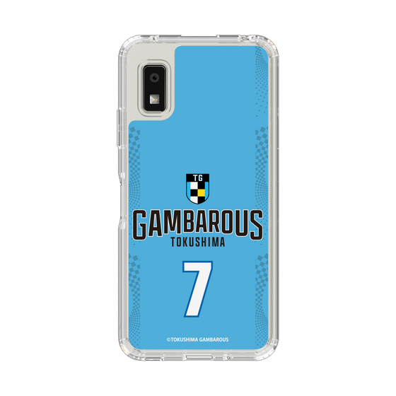 スリムプロテクションケース［ 徳島ガンバロウズ - #7 ADILI - ブルー - 表 ］