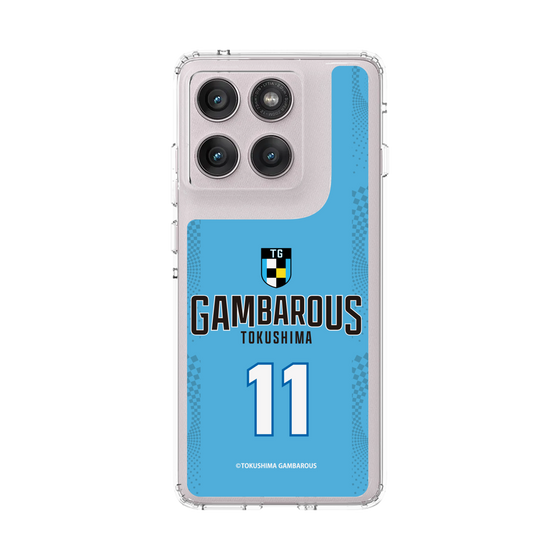 スリムプロテクションケース［ 徳島ガンバロウズ - #11 AOKI - ブルー - 表 ］