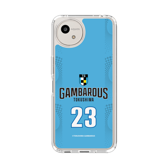 スリムプロテクションケース［ 徳島ガンバロウズ - #23 NAKAMURA - ブルー - 表 ］