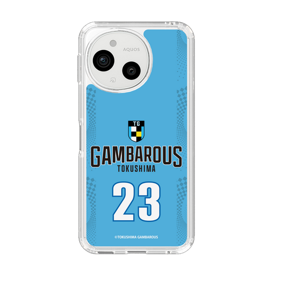 スリムプロテクションケース［ 徳島ガンバロウズ - #23 NAKAMURA - ブルー - 表 ］
