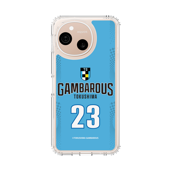 スリムプロテクションケース［ 徳島ガンバロウズ - #23 NAKAMURA - ブルー - 表 ］